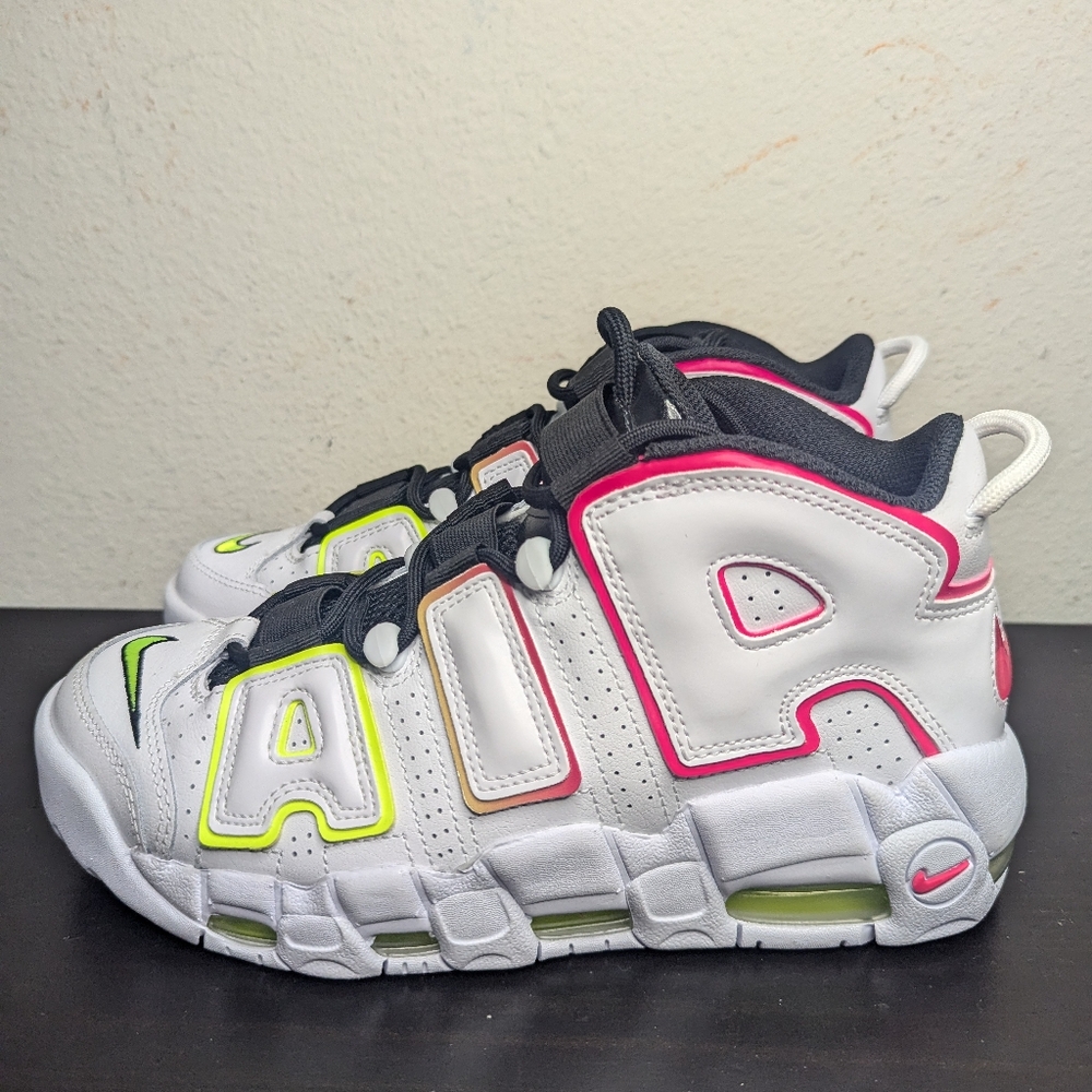 Nike Women's Air More Uptempo Electric Sneakers Shoes FD0865 100 - Picture 2 of 10